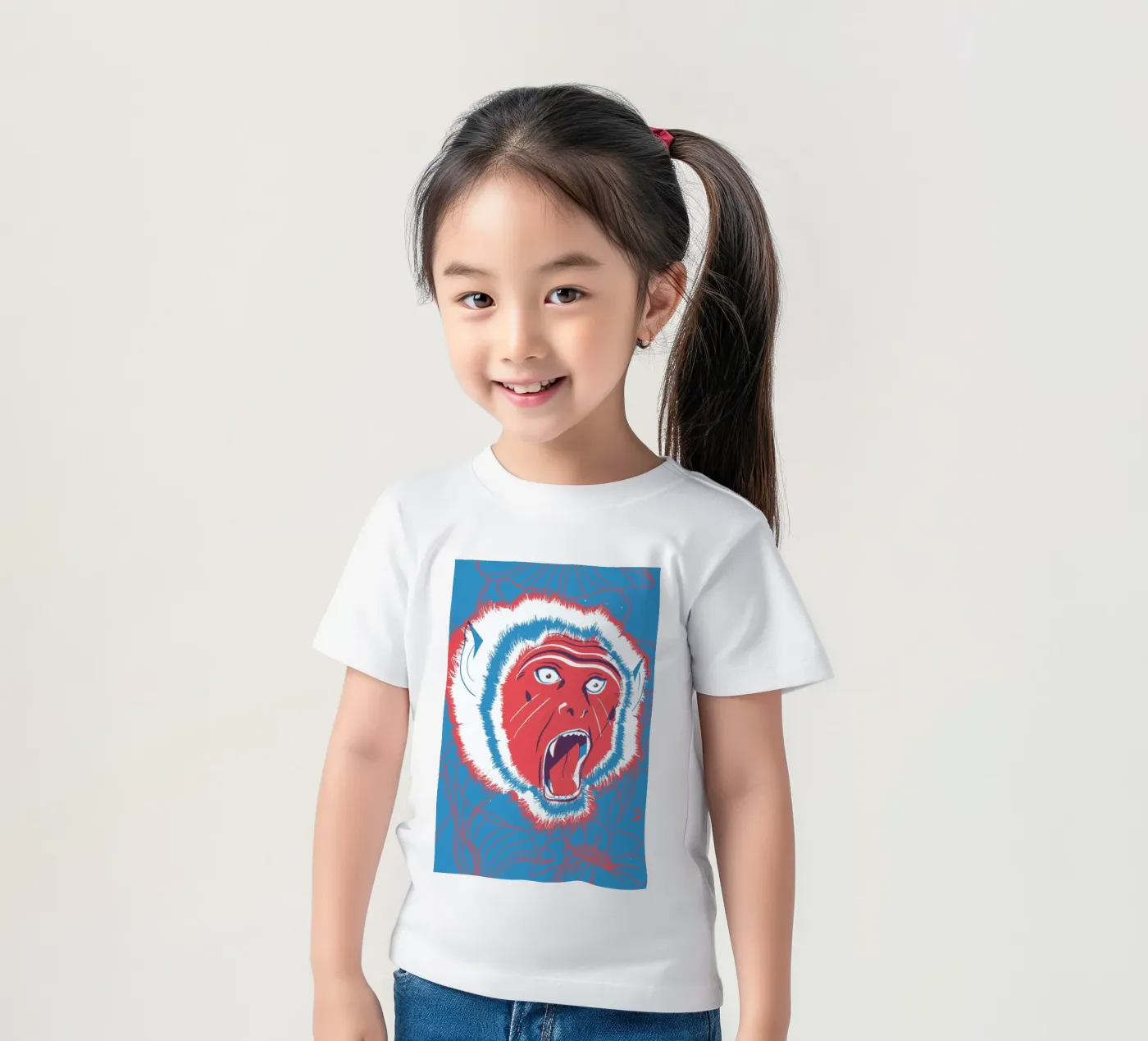 Monkey kinder t-shirt van Pietari Posti