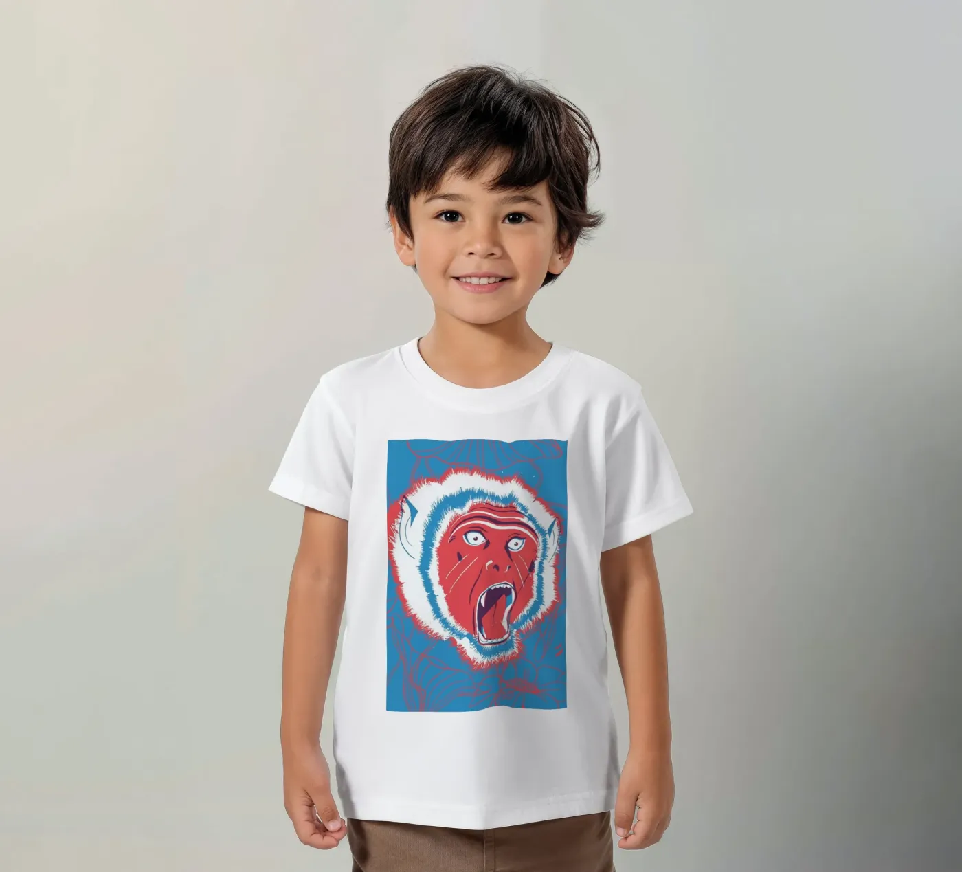 Monkey kinder t-shirt van Pietari Posti