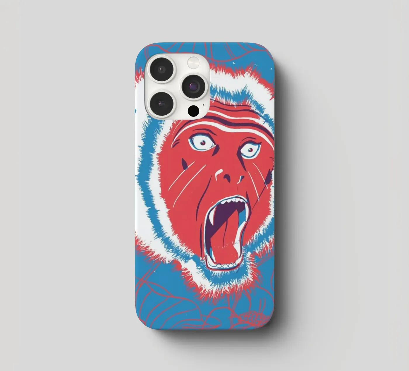 Monkey iphone case by Pietari Posti