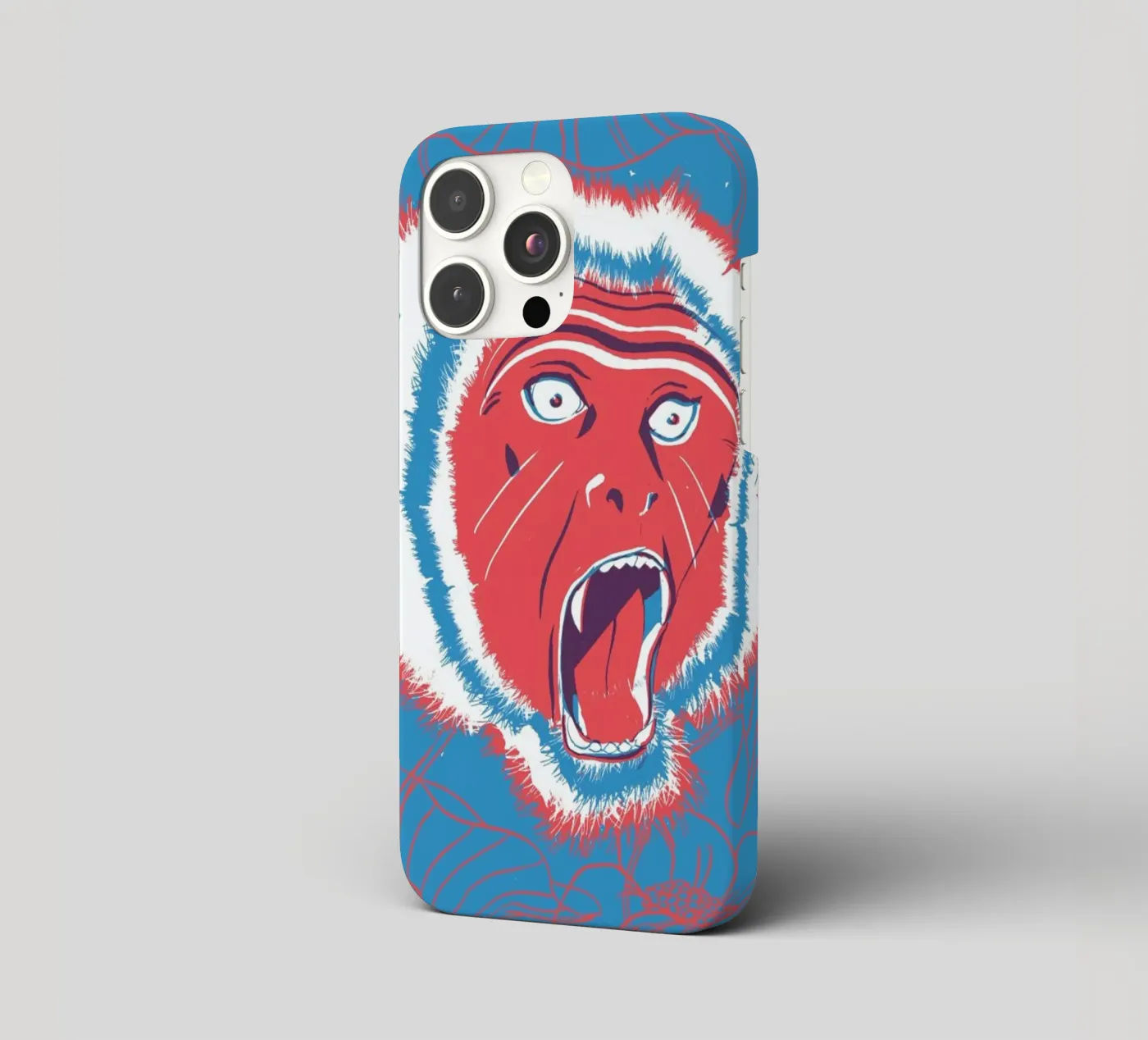 Monkey iphone case by Pietari Posti