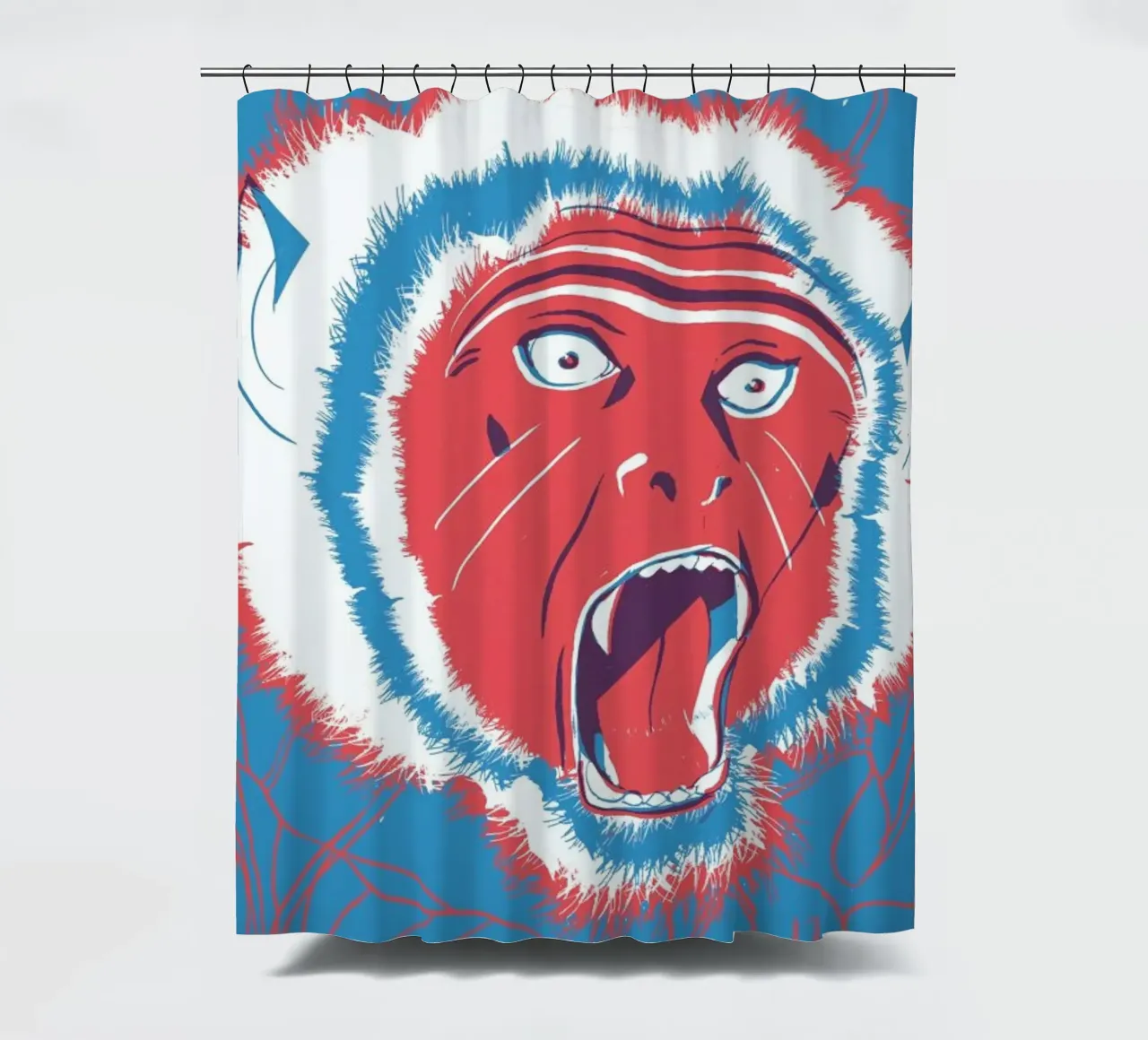 Monkey Duschvorhang von Pietari Posti