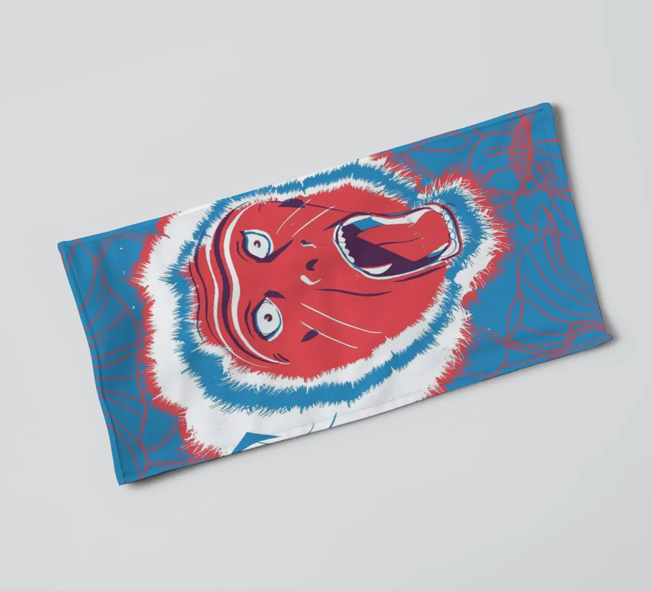 Monkey badhanddoek van Pietari Posti