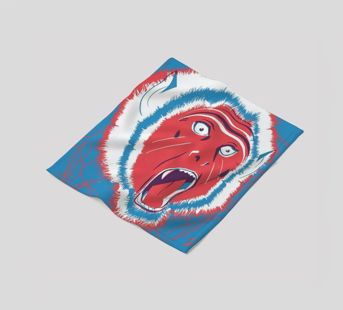 Monkey Fleecedecke von Pietari Posti