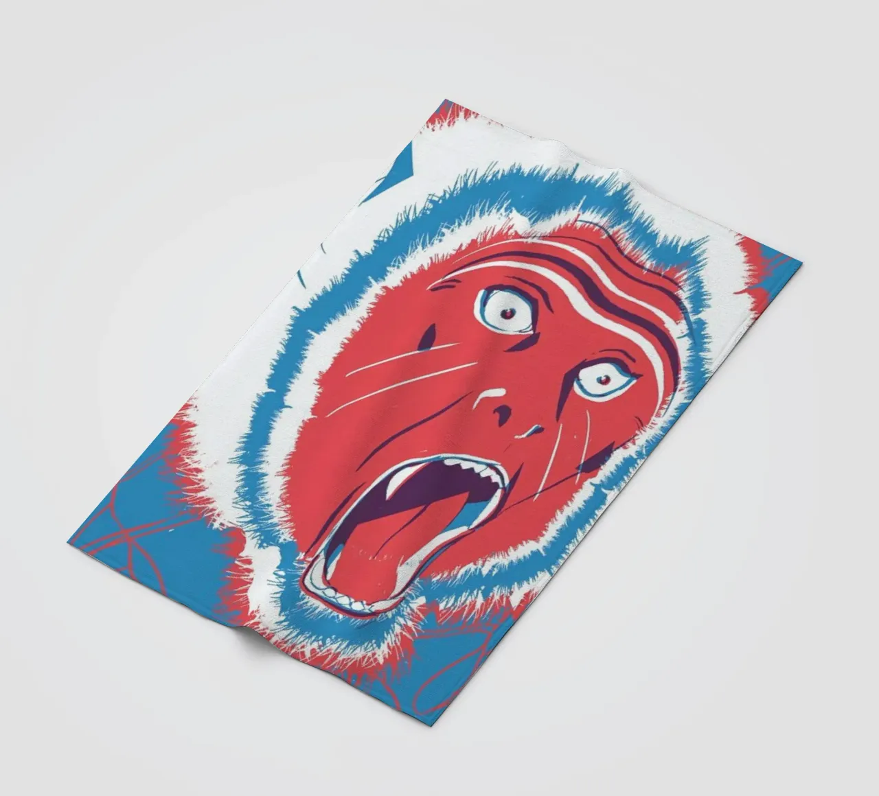 Monkey Fleecedecke von Pietari Posti