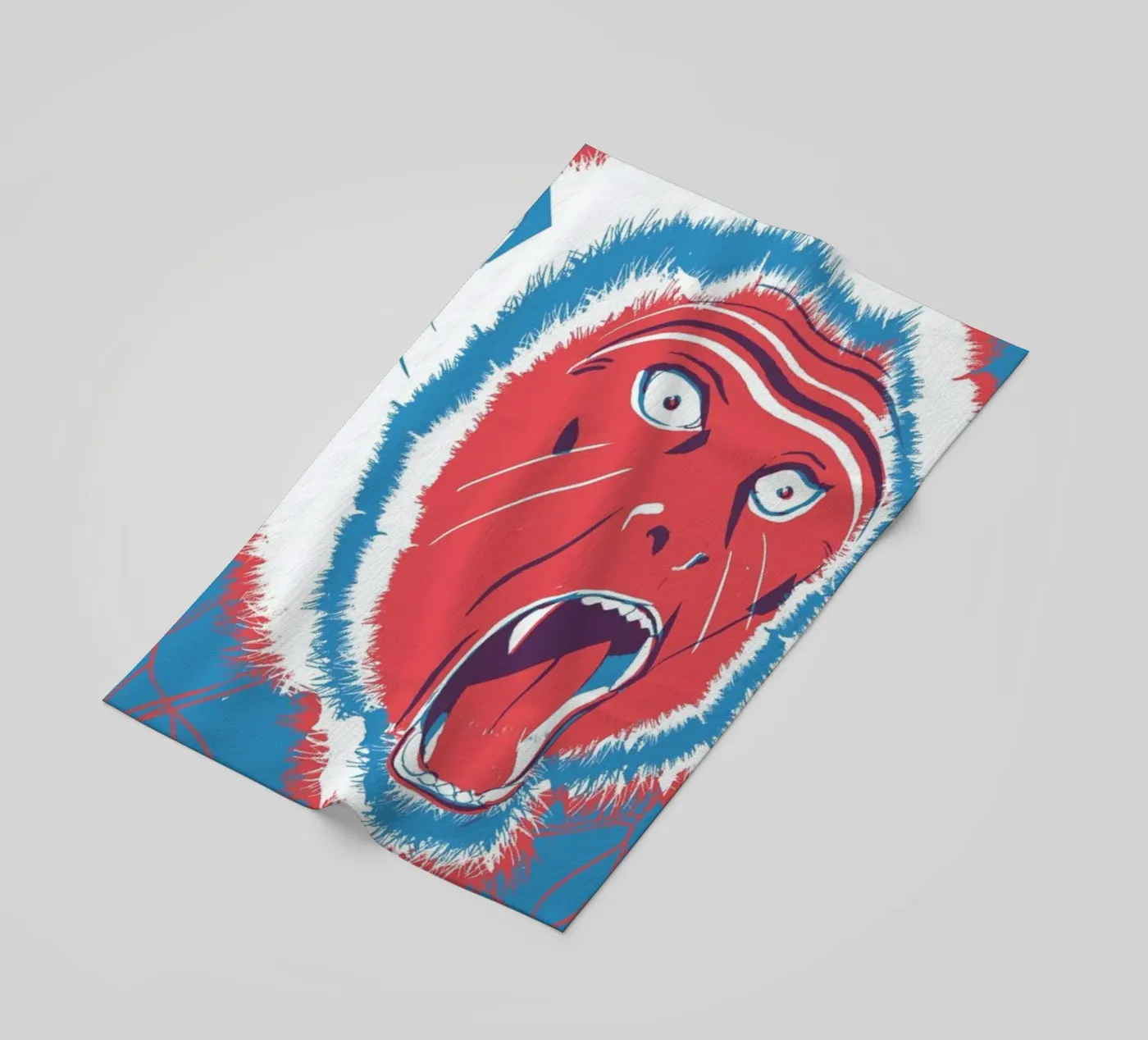 Monkey beach towel by Pietari Posti