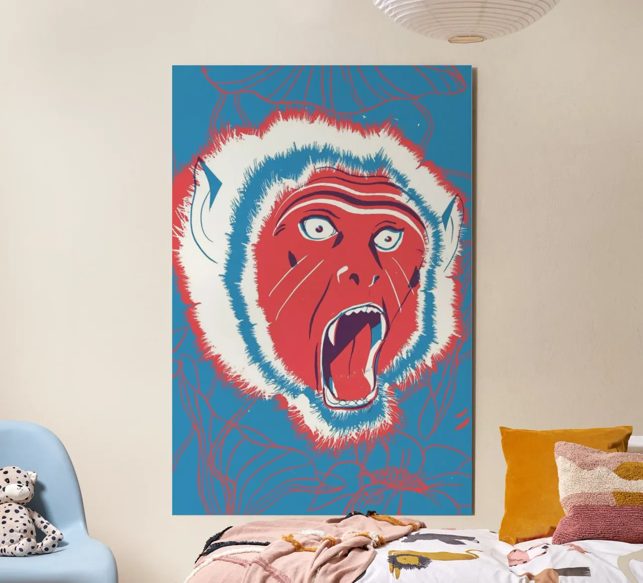 Monkey alluminio dibond da Pietari Posti