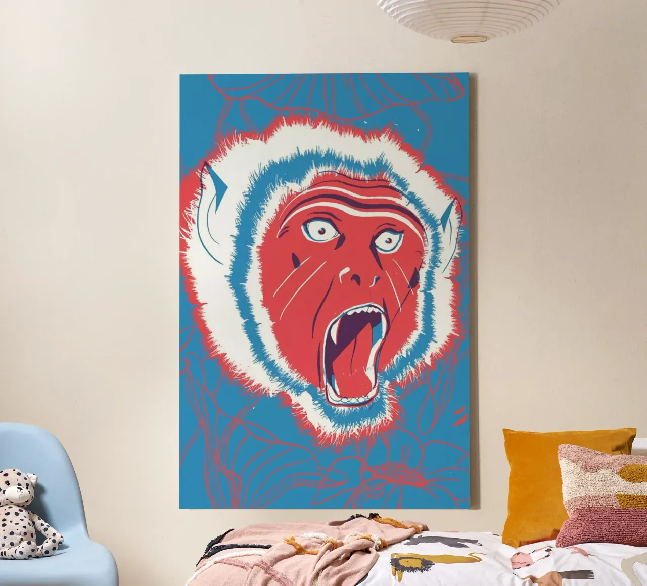 Monkey canvas van Pietari Posti