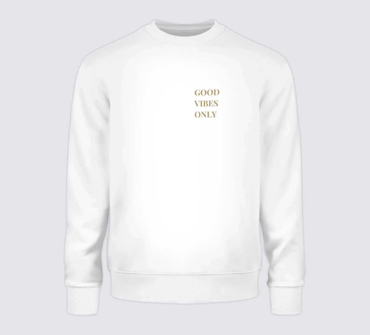 good vibes only felpa da apoloprints