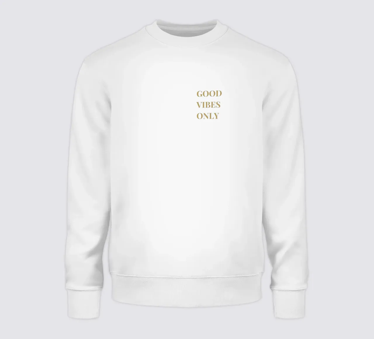 good vibes only felpa da apoloprints