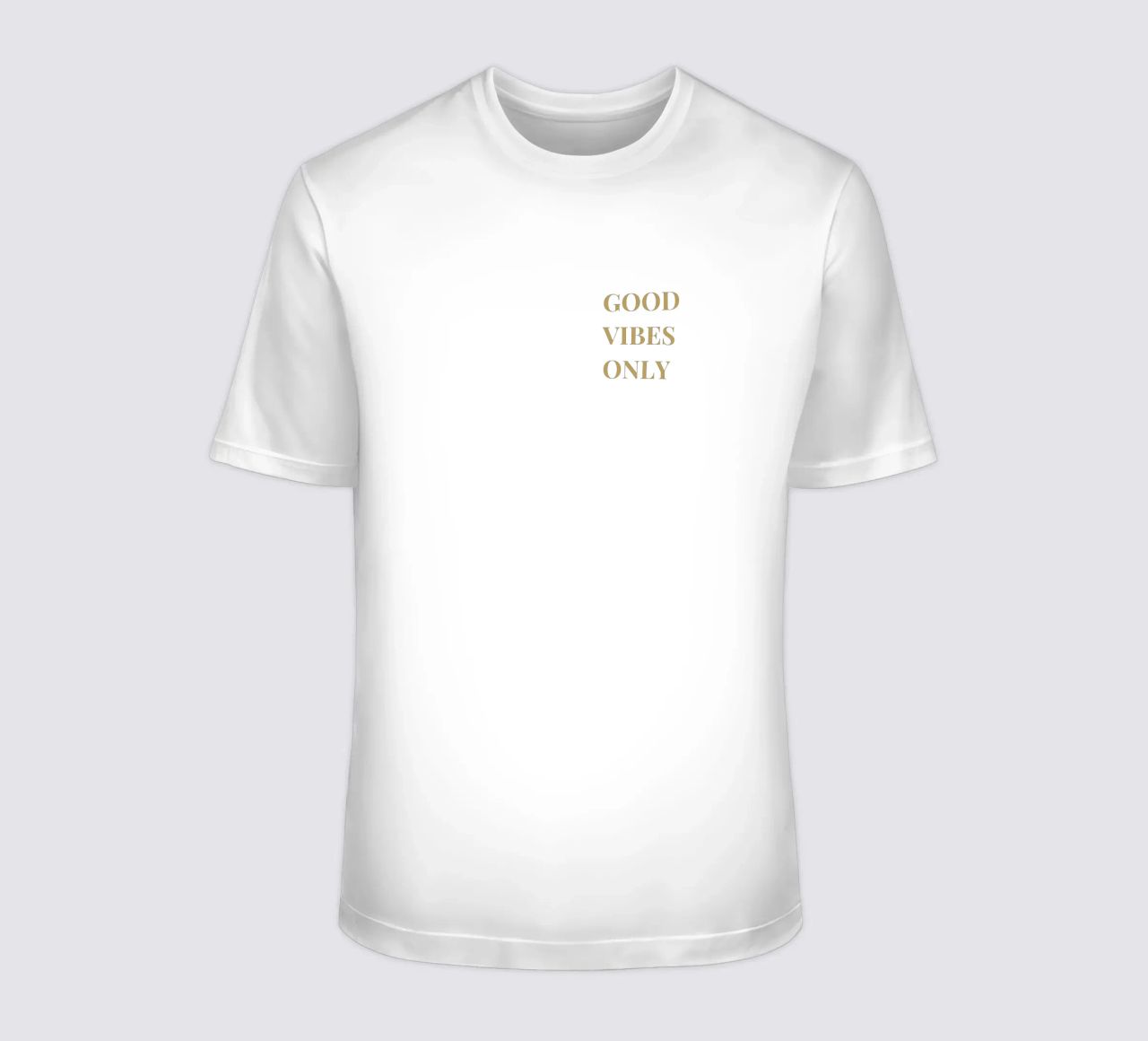 good vibes only t-shirt da apoloprints