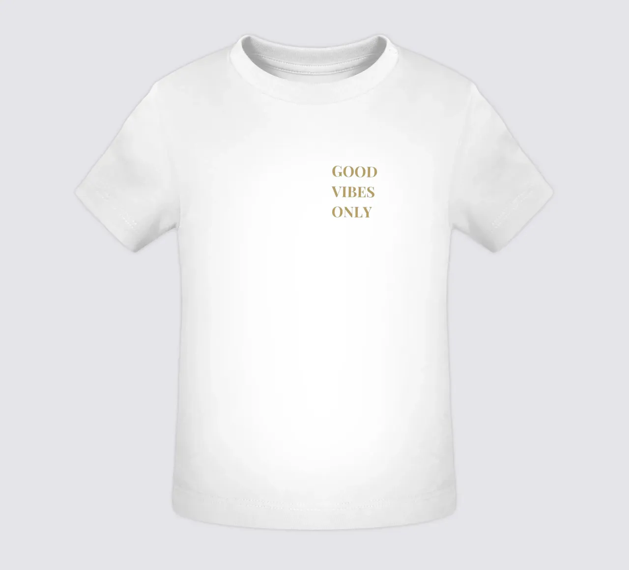 good vibes only maglietta neonato da apoloprints