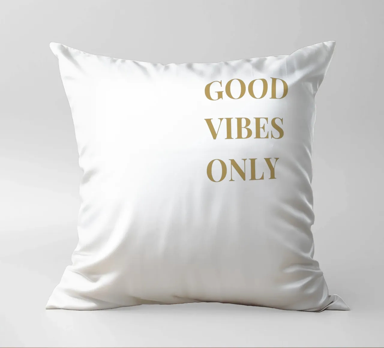 good vibes only Kissen von apoloprints