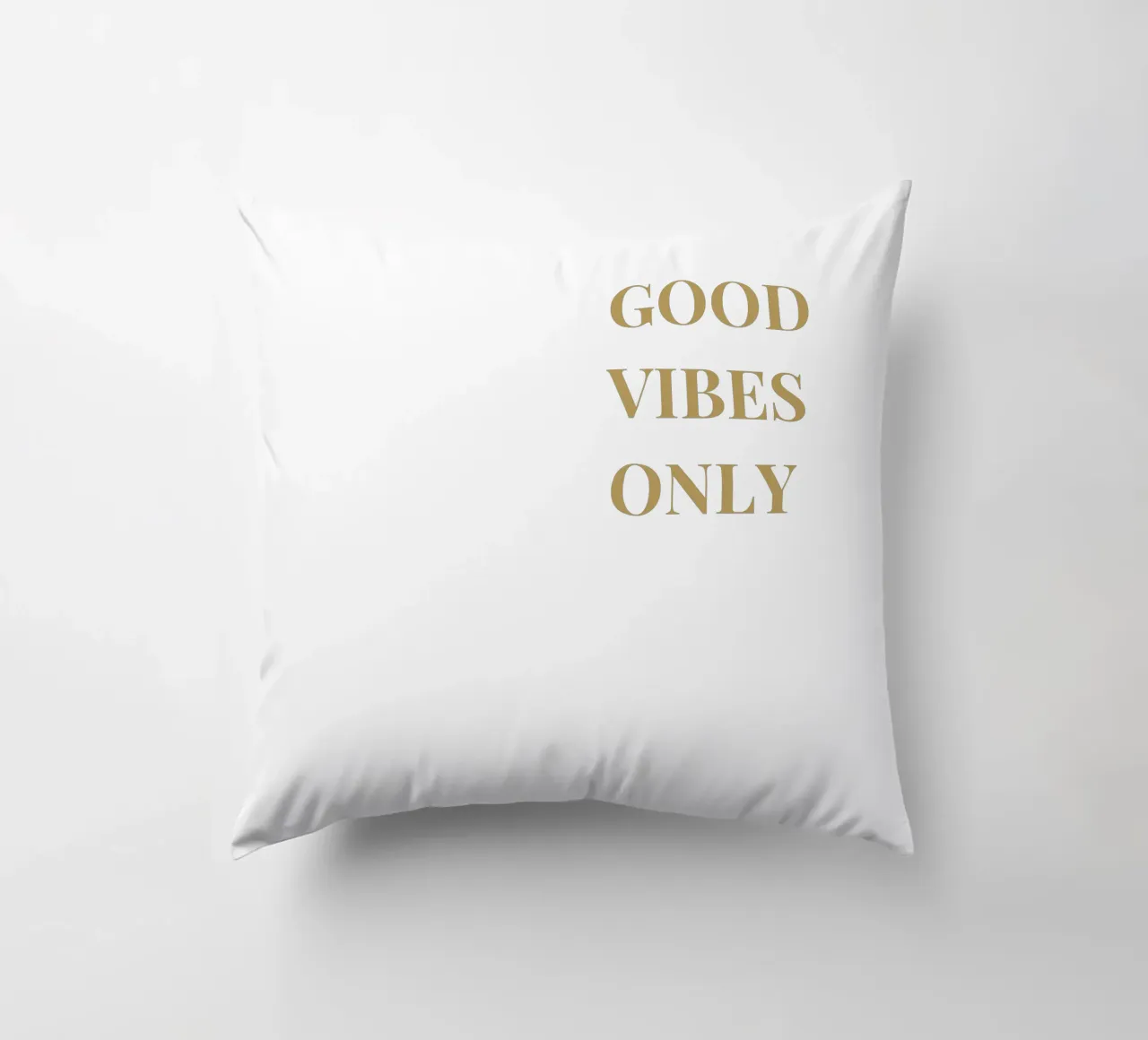 good vibes only Kissen von apoloprints