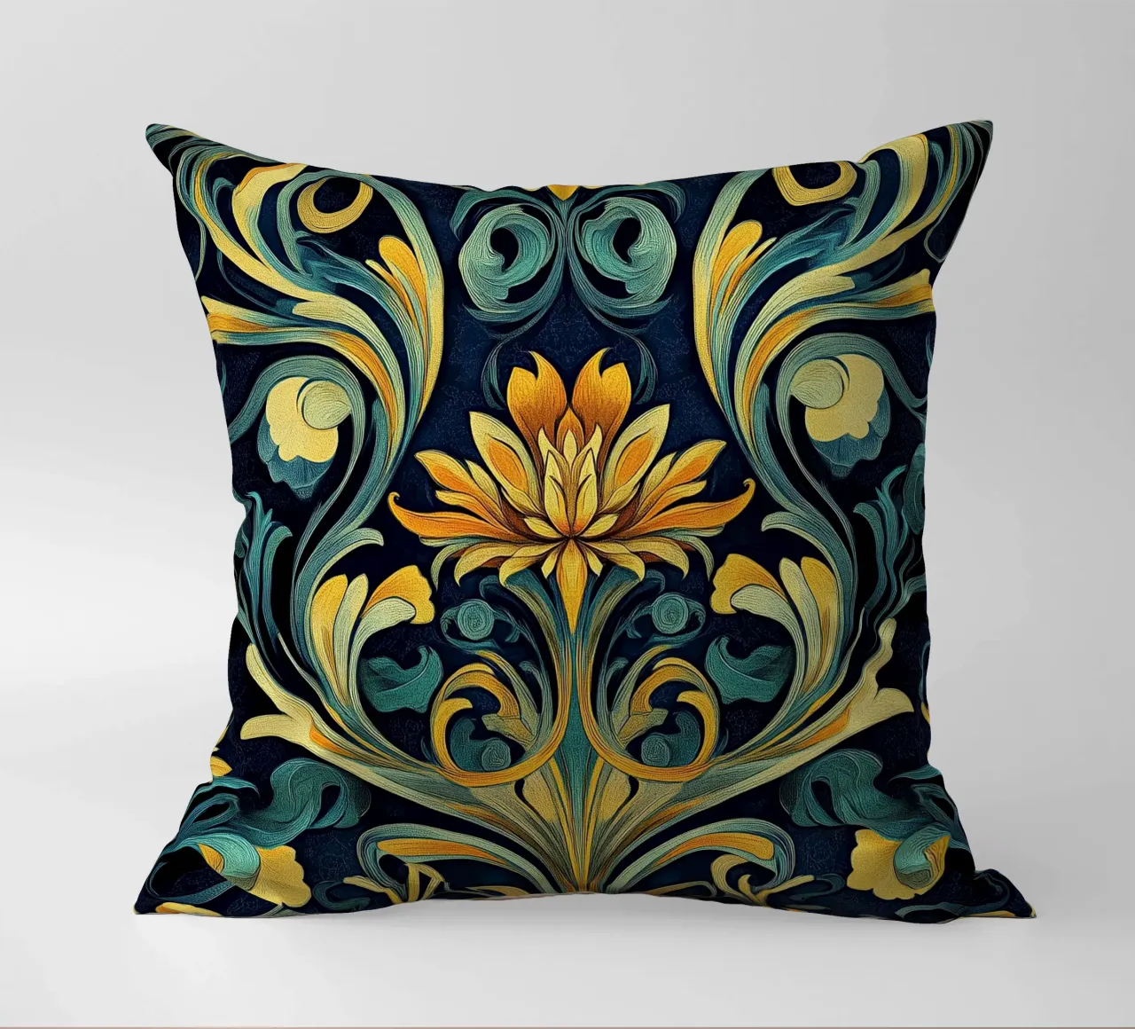 Art Nouveau - Linee e forme poetiche cuscino da Artful Bloom