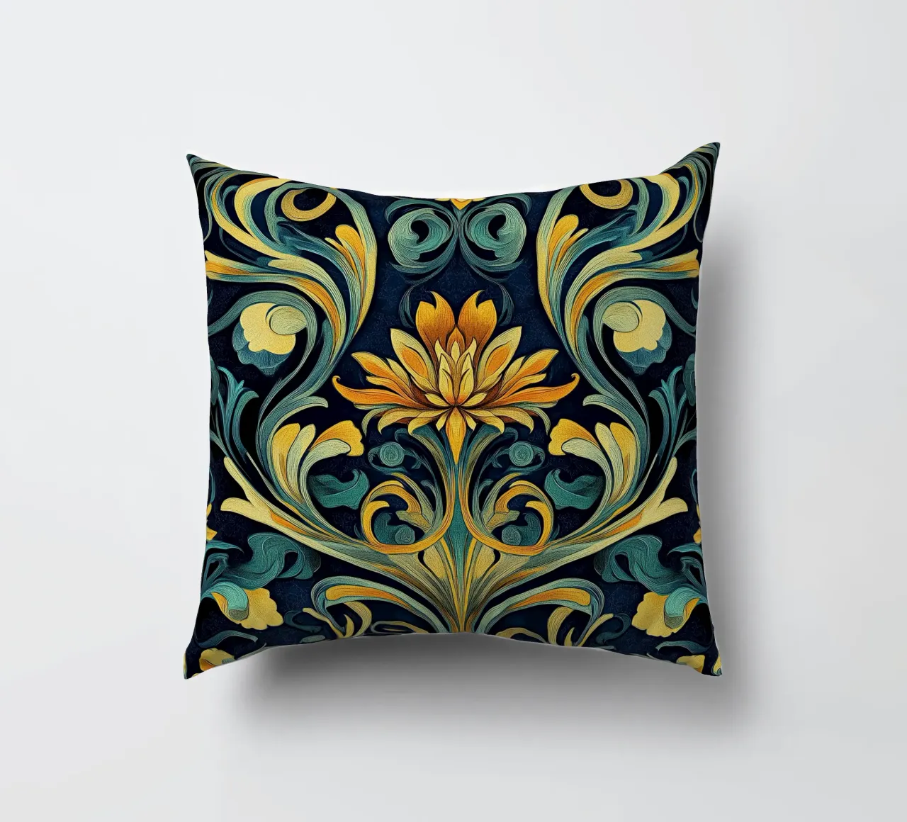 Art Nouveau - Linee e forme poetiche cuscino da Artful Bloom