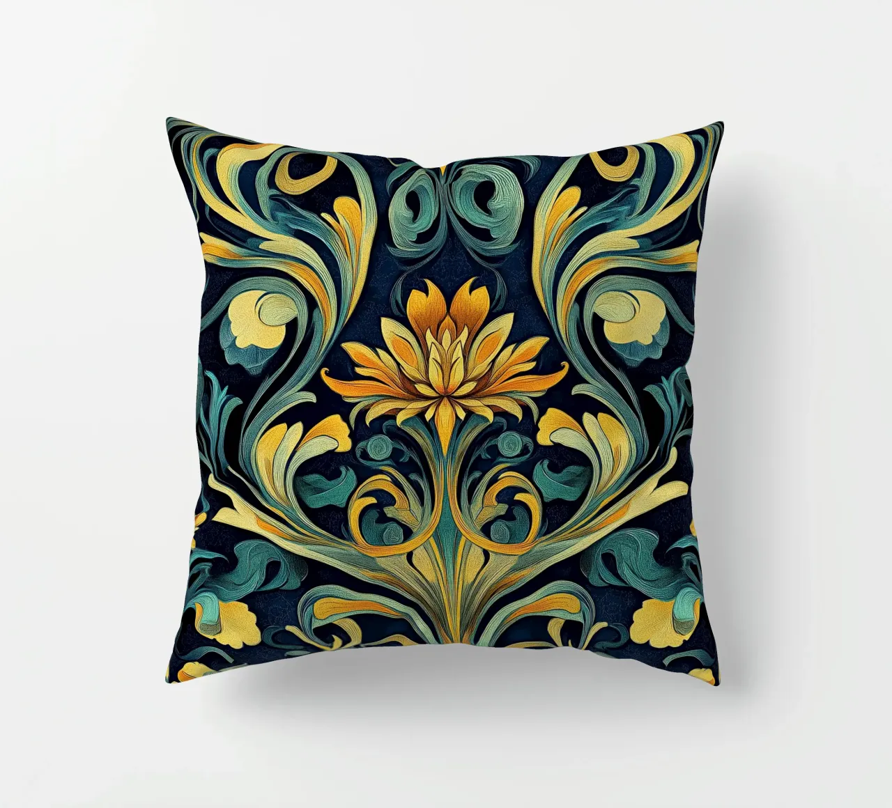 Art Nouveau - Linee e forme poetiche cuscino da Artful Bloom