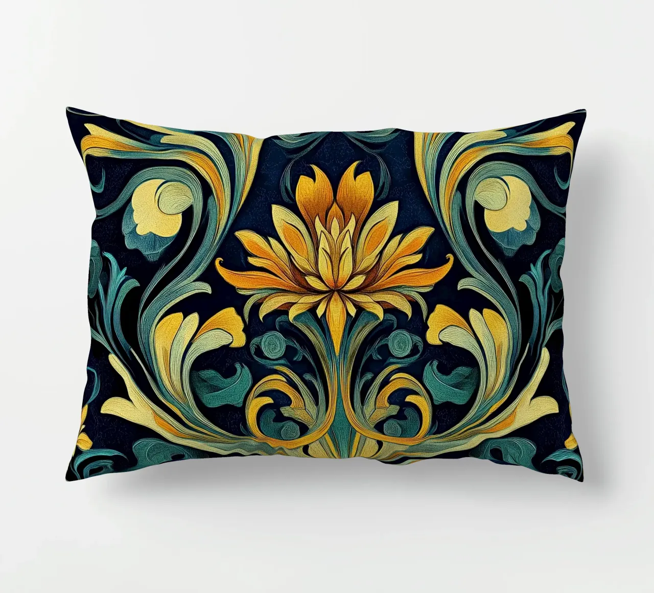 Art Nouveau - Linee e forme poetiche cuscino da Artful Bloom