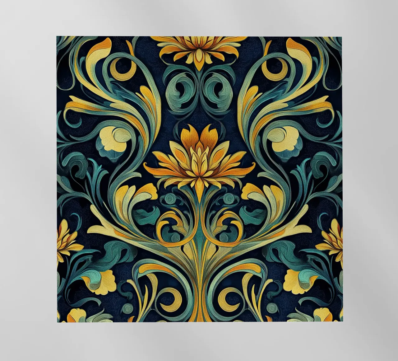 Art Nouveau - Linee e forme poetiche pellicola backlit da Artful Bloom