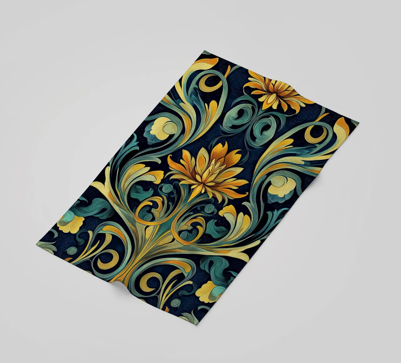 Art Nouveau - Linee e forme poetiche telo mare da Artful Bloom