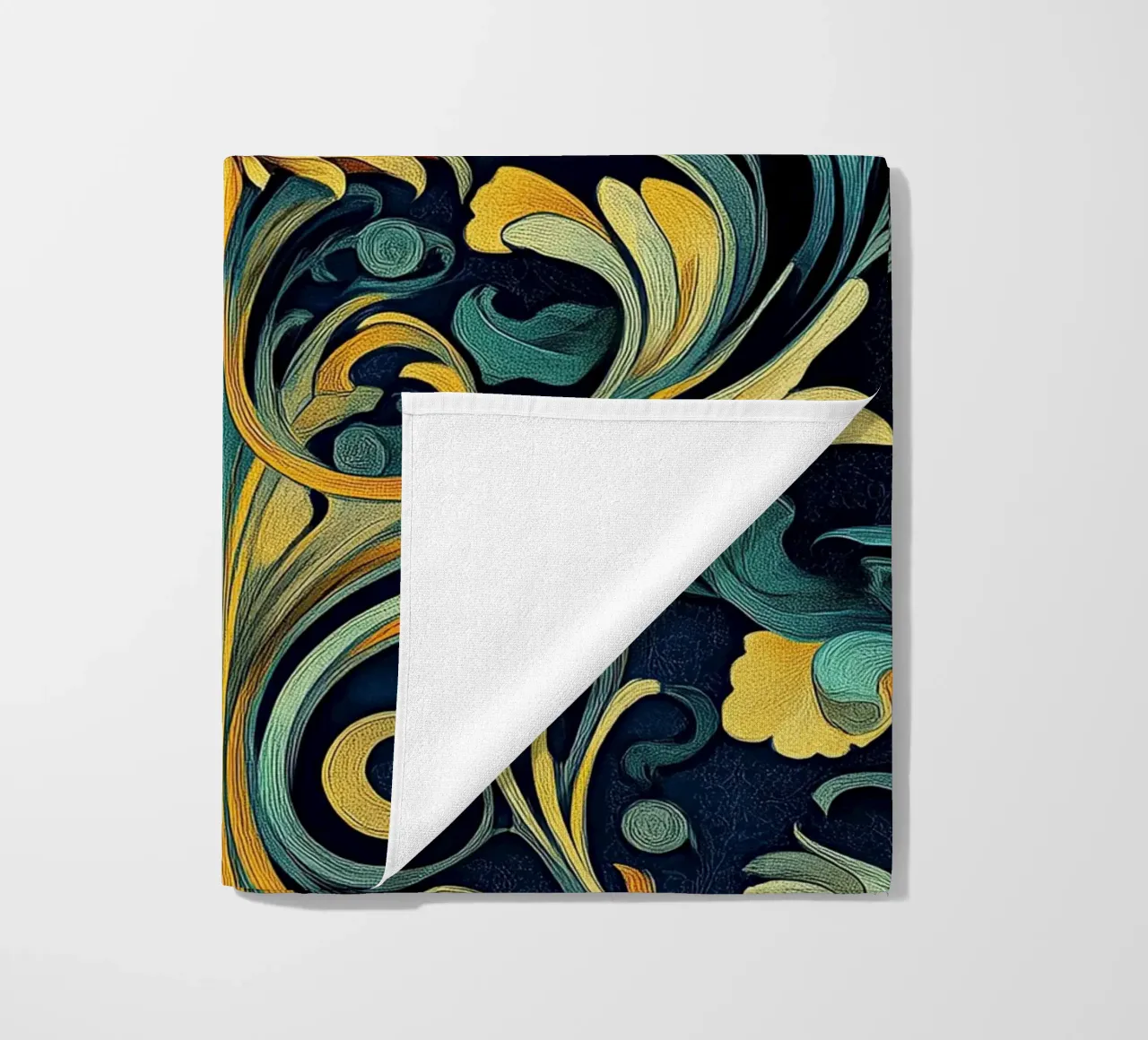 Art Nouveau - Linee e forme poetiche telo mare da Artful Bloom