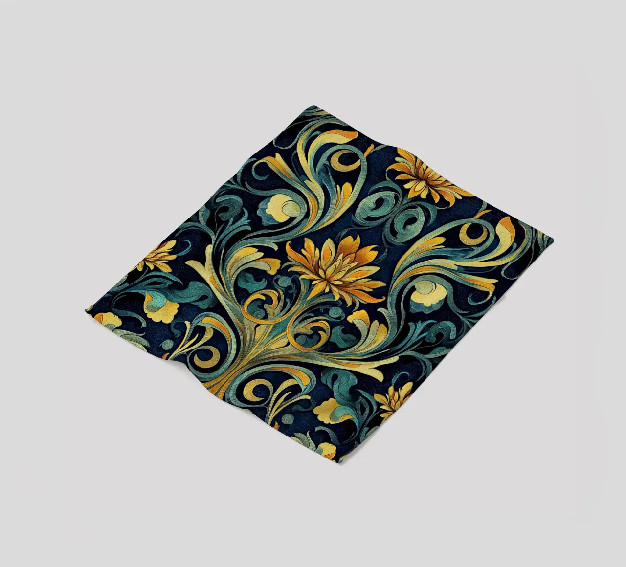 Art Nouveau - Linee e forme poetiche coperta in pile da Artful Bloom