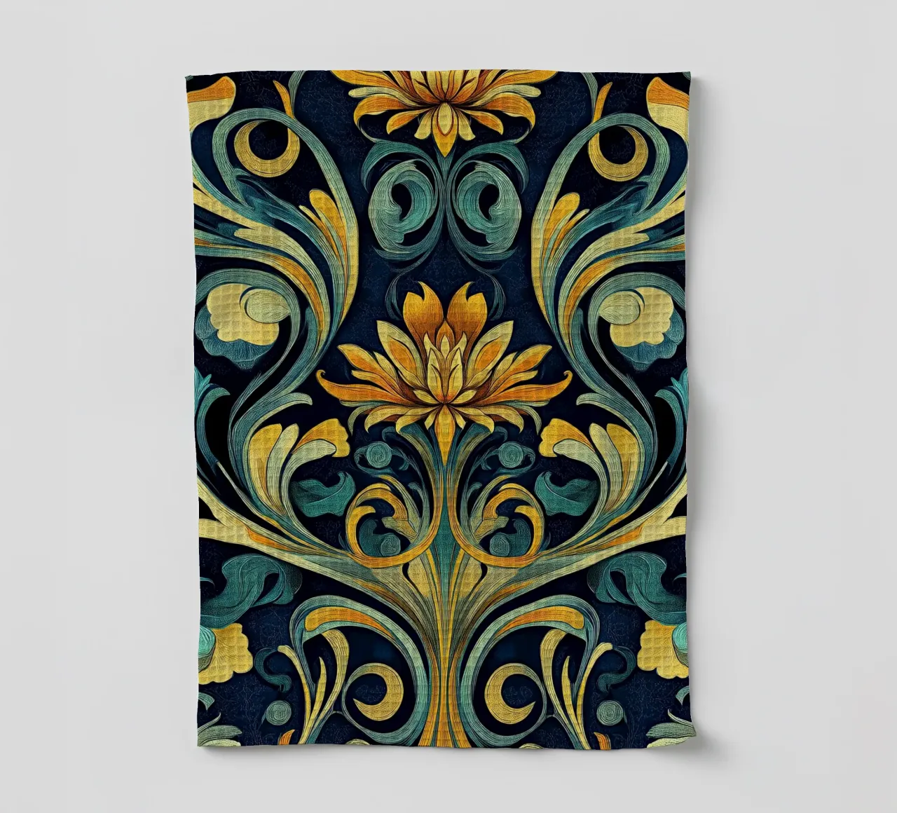 Art Nouveau - Linee e forme poetiche canovaccio da cucina da Artful Bloom