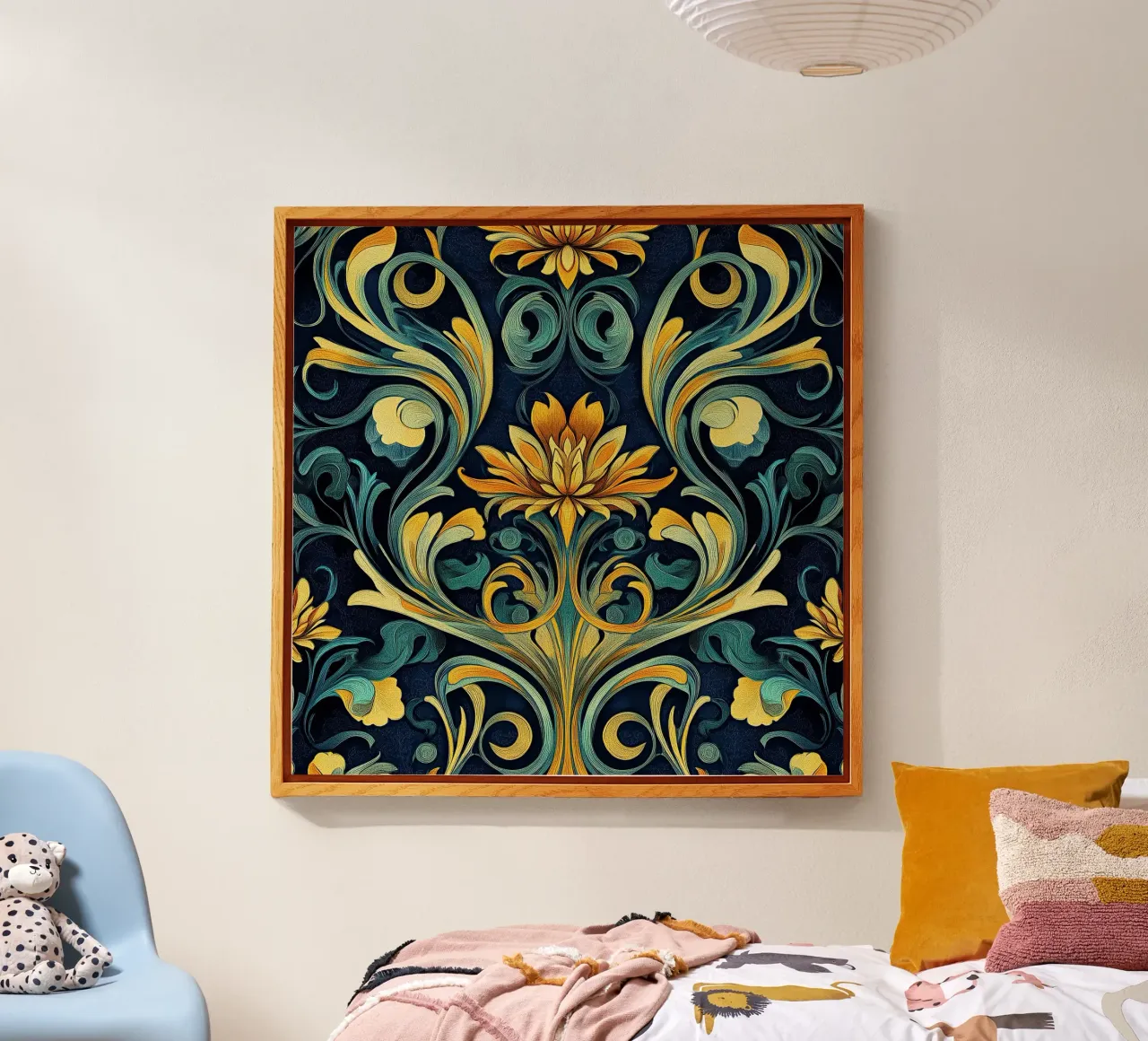Art Nouveau - Linee e forme poetiche plexiglass da Artful Bloom
