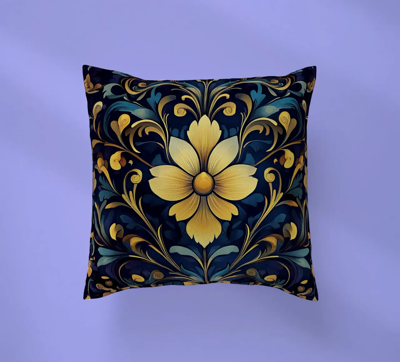 Art nouveau - Fiori in armonia senza tempo cuscino da Artful Bloom