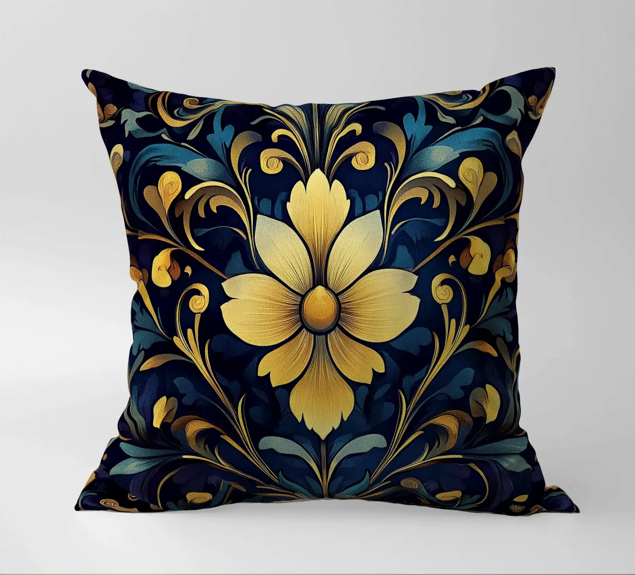 Art nouveau - Fiori in armonia senza tempo cuscino da Artful Bloom