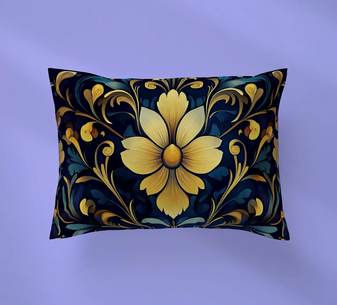 Art nouveau - Fiori in armonia senza tempo cuscino da Artful Bloom