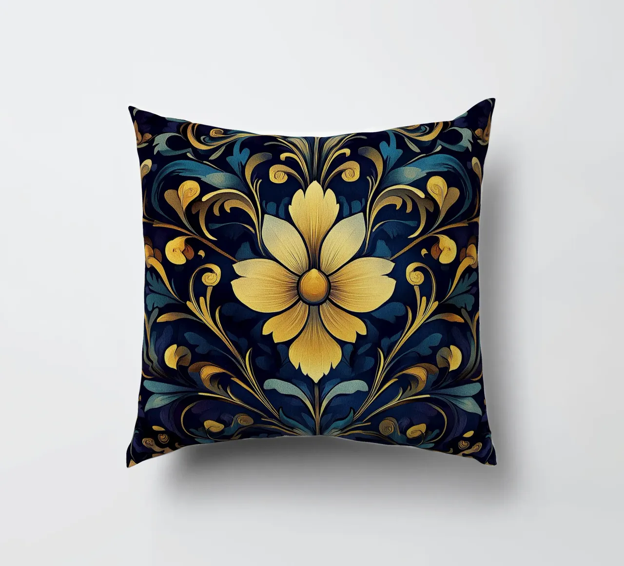 Art nouveau - Fiori in armonia senza tempo cuscino da Artful Bloom