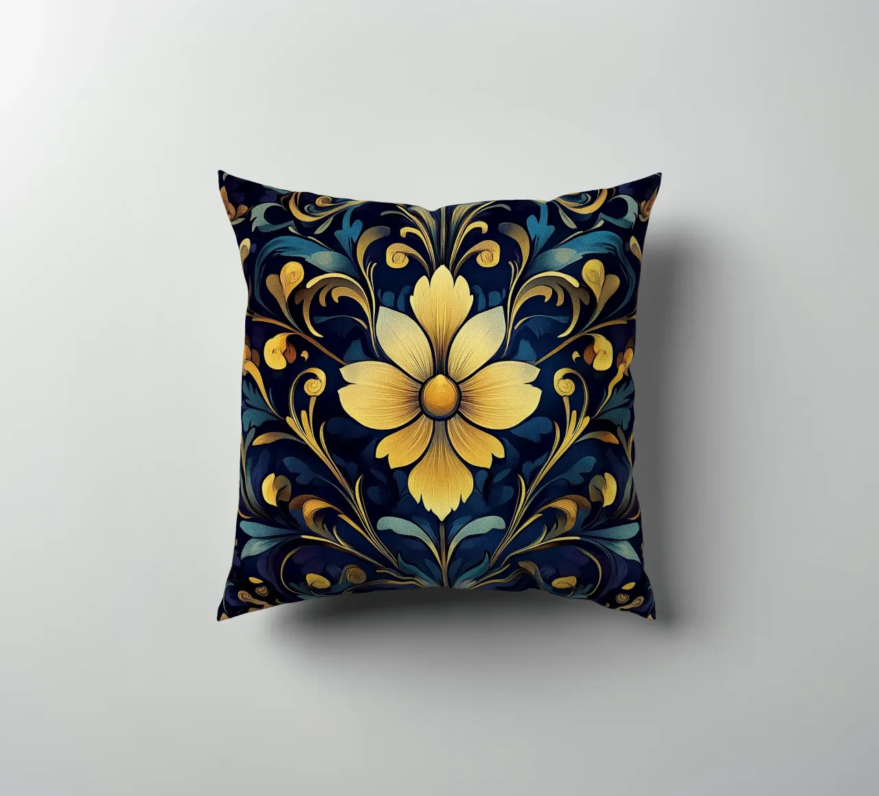 Art nouveau - Fiori in armonia senza tempo cuscino da Artful Bloom