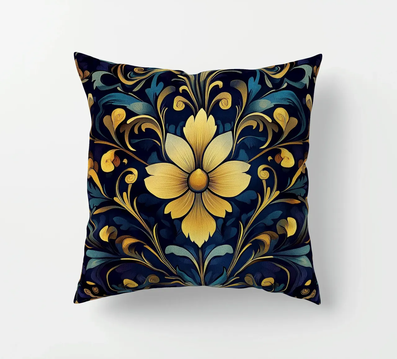 Art nouveau - Fiori in armonia senza tempo cuscino da Artful Bloom