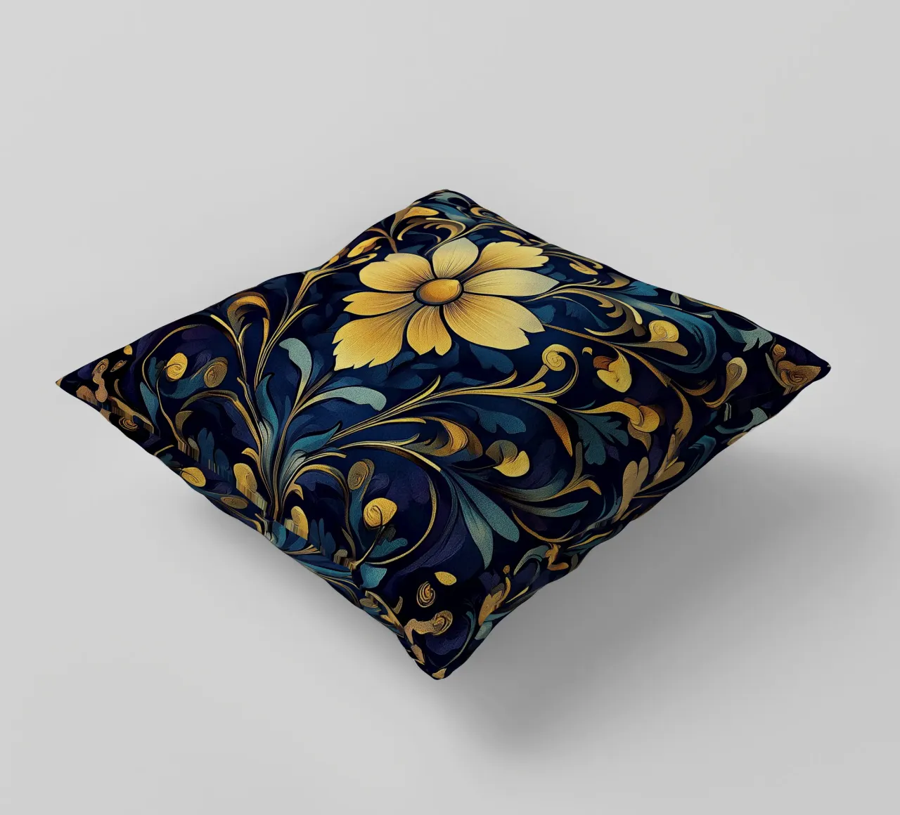 Art nouveau - Fiori in armonia senza tempo cuscino da Artful Bloom