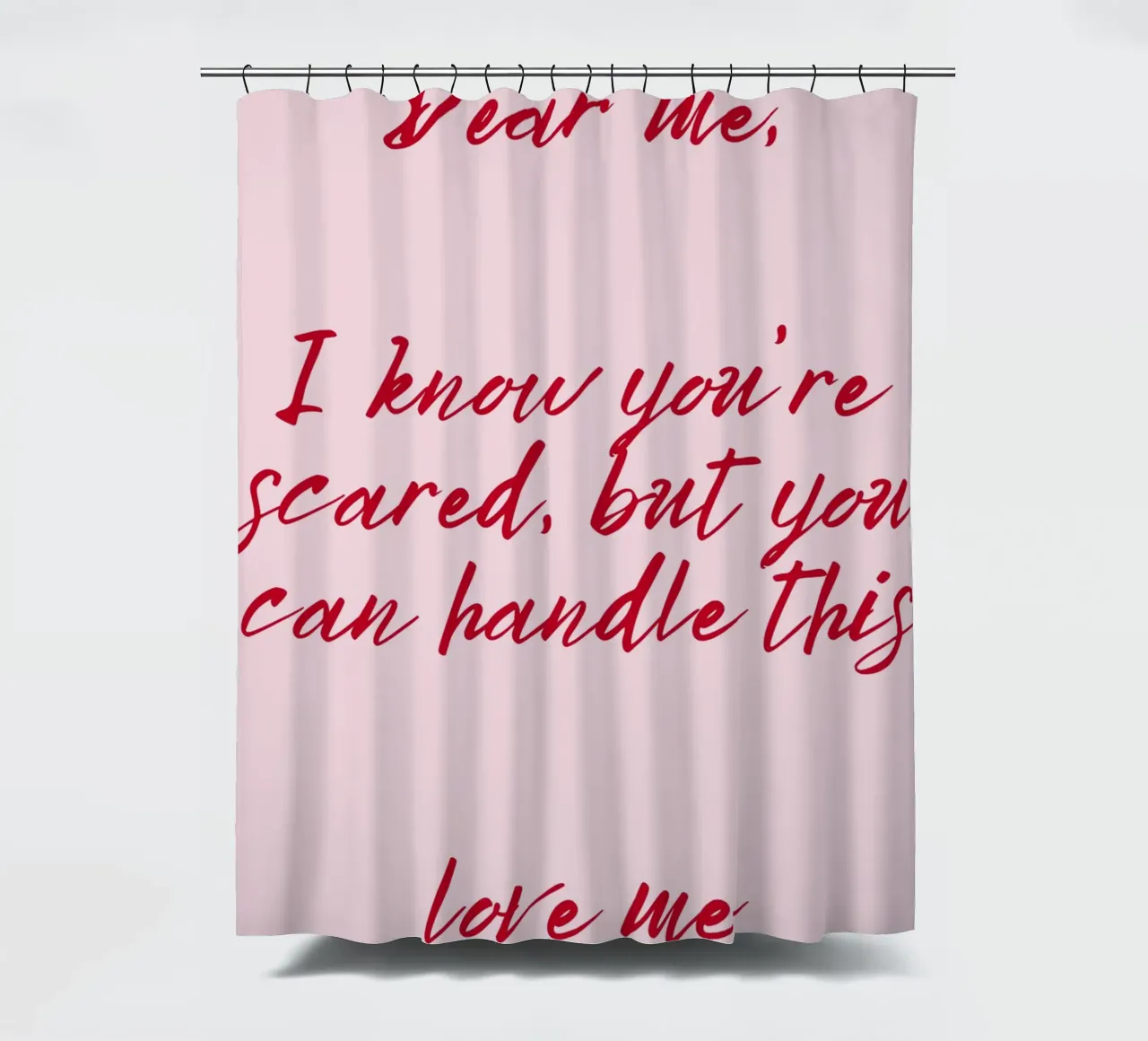 Positive , Motivational, Girl boss Quotes shower curtain by pdigitalprints