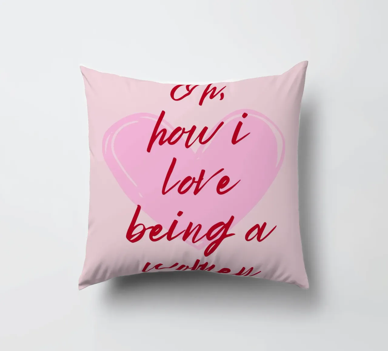 Adoro essere una donna citazione cuscino da pdigitalprints