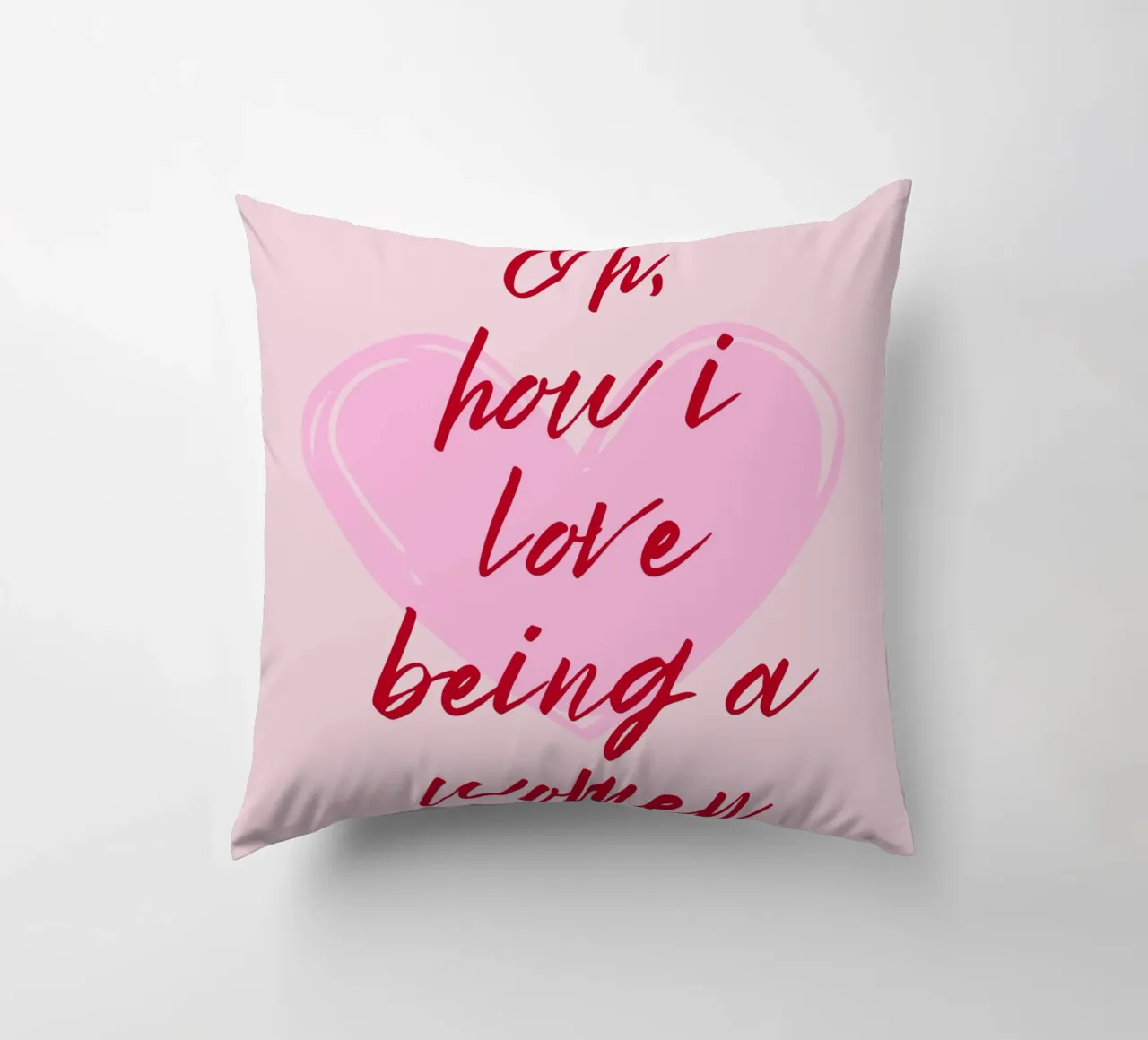 Adoro essere una donna citazione cuscino da pdigitalprints