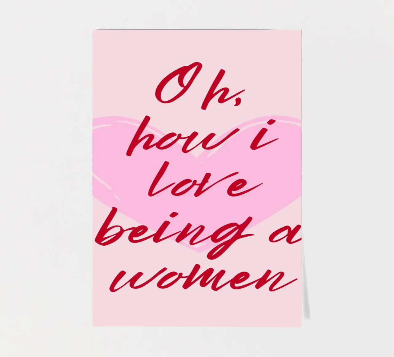 Oh ich liebe es eine Frau zu sein Zitat Stickerbogen von pdigitalprints