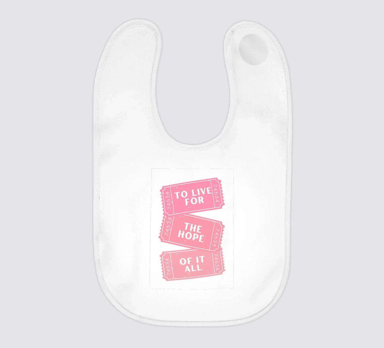 Vivere per la speranza di tutto questo canzone di Taylor Swift bavaglino da pdigitalprints