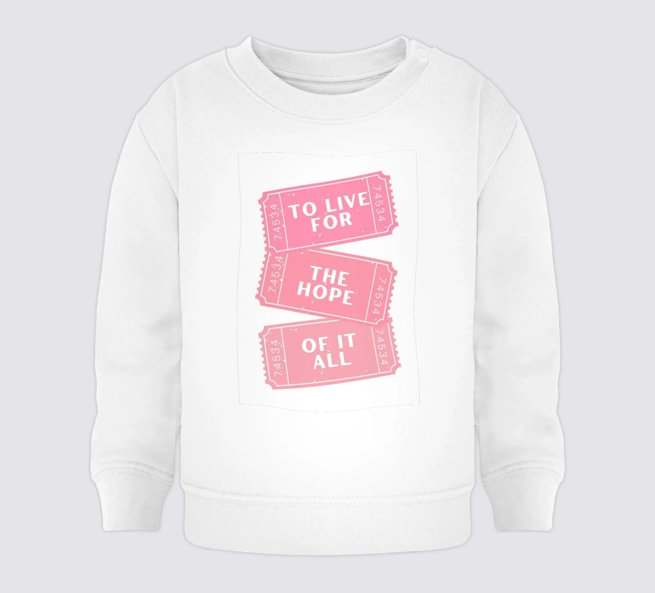 Vivere per la speranza di tutto questo canzone di Taylor Swift felpa neonato da pdigitalprints
