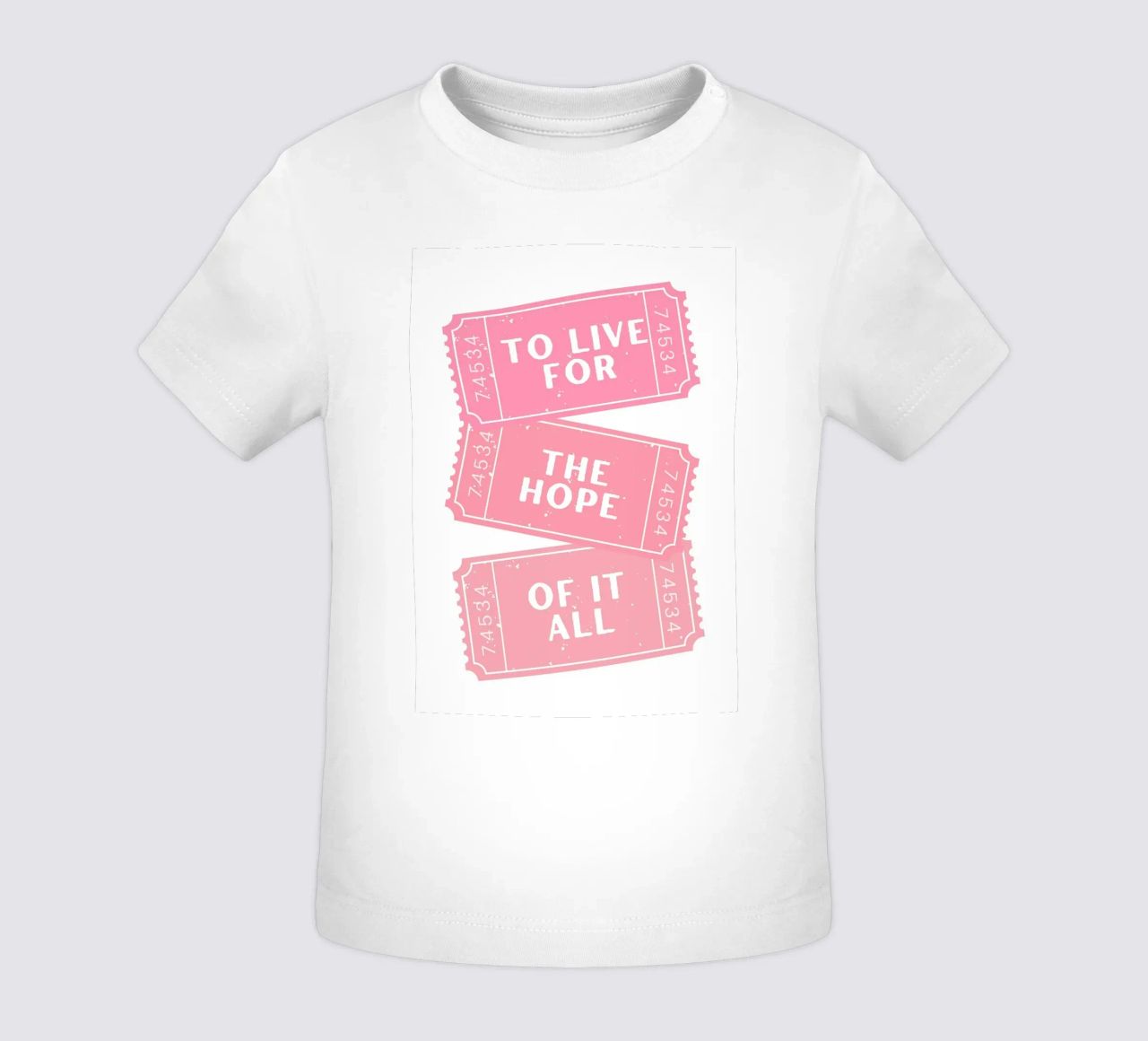 Vivere per la speranza di tutto questo canzone di Taylor Swift maglietta neonato da pdigitalprints
