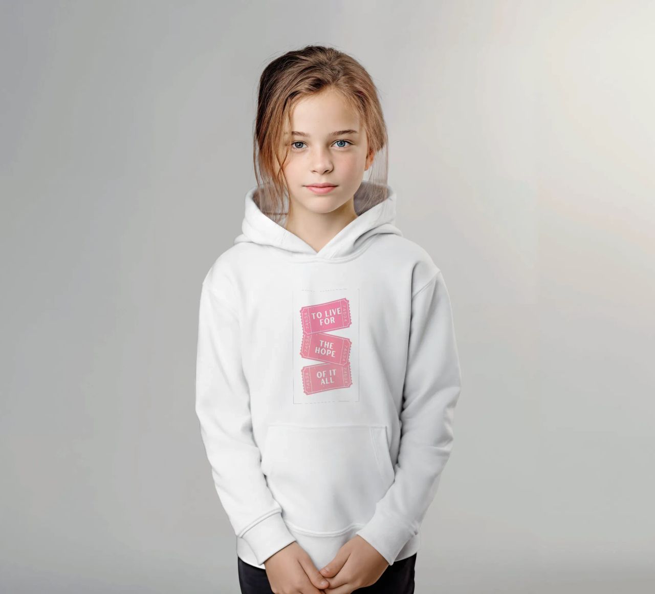 Vivere per la speranza di tutto questo canzone di Taylor Swift felpa bambino con cappuccio da pdigitalprints
