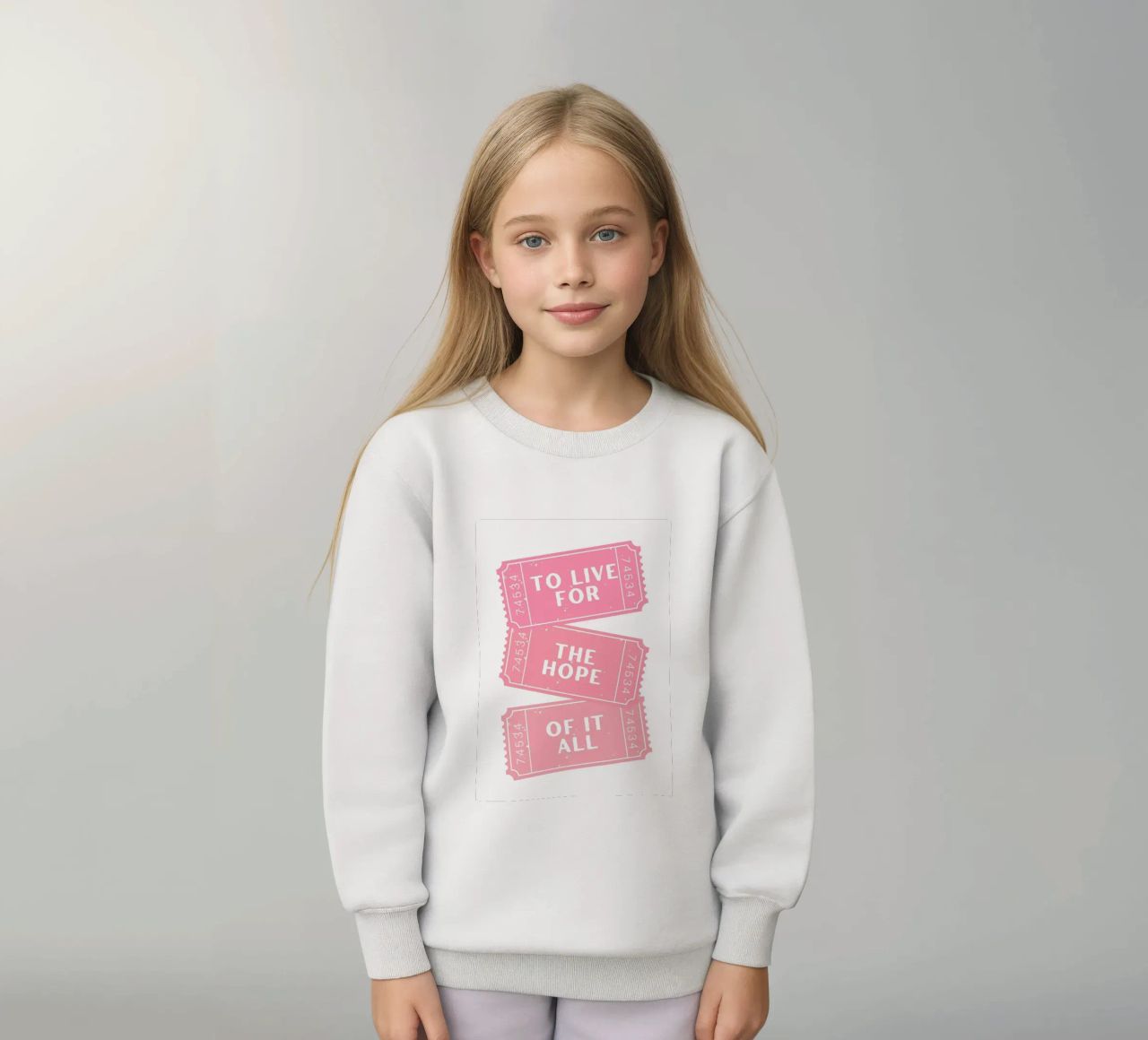 Vivere per la speranza di tutto questo canzone di Taylor Swift felpa bambino da pdigitalprints