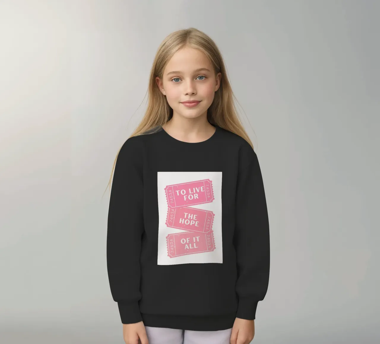 Vivere per la speranza di tutto questo canzone di Taylor Swift felpa bambino da pdigitalprints