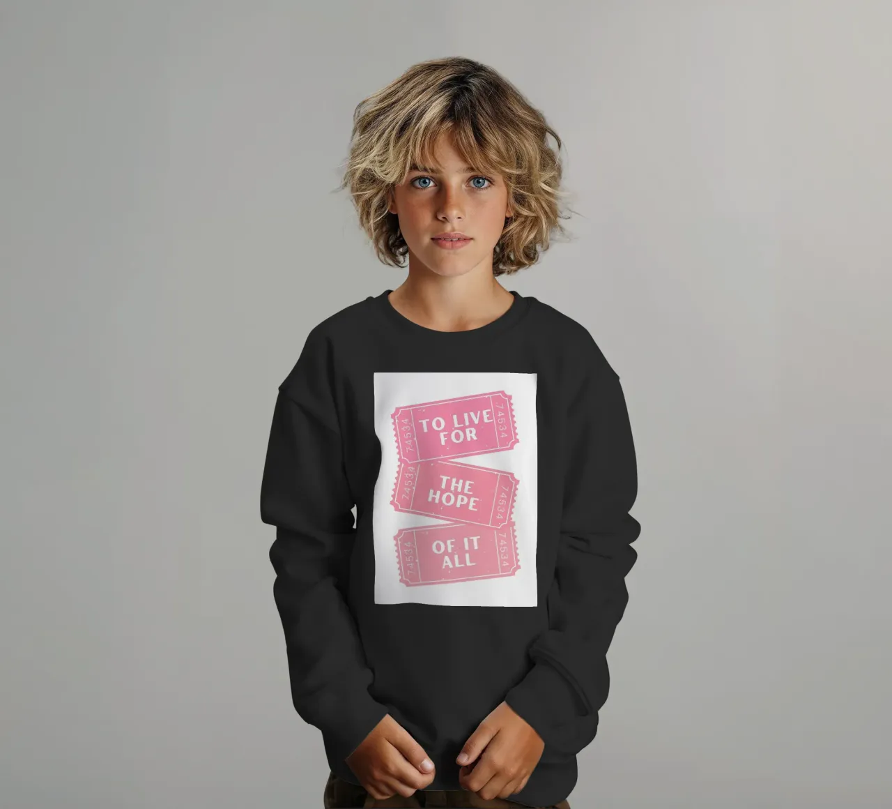 Vivere per la speranza di tutto questo canzone di Taylor Swift felpa bambino da pdigitalprints