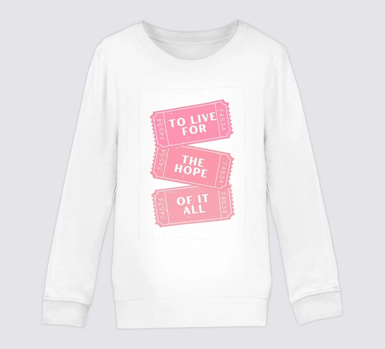 Vivere per la speranza di tutto questo canzone di Taylor Swift felpa bambino da pdigitalprints
