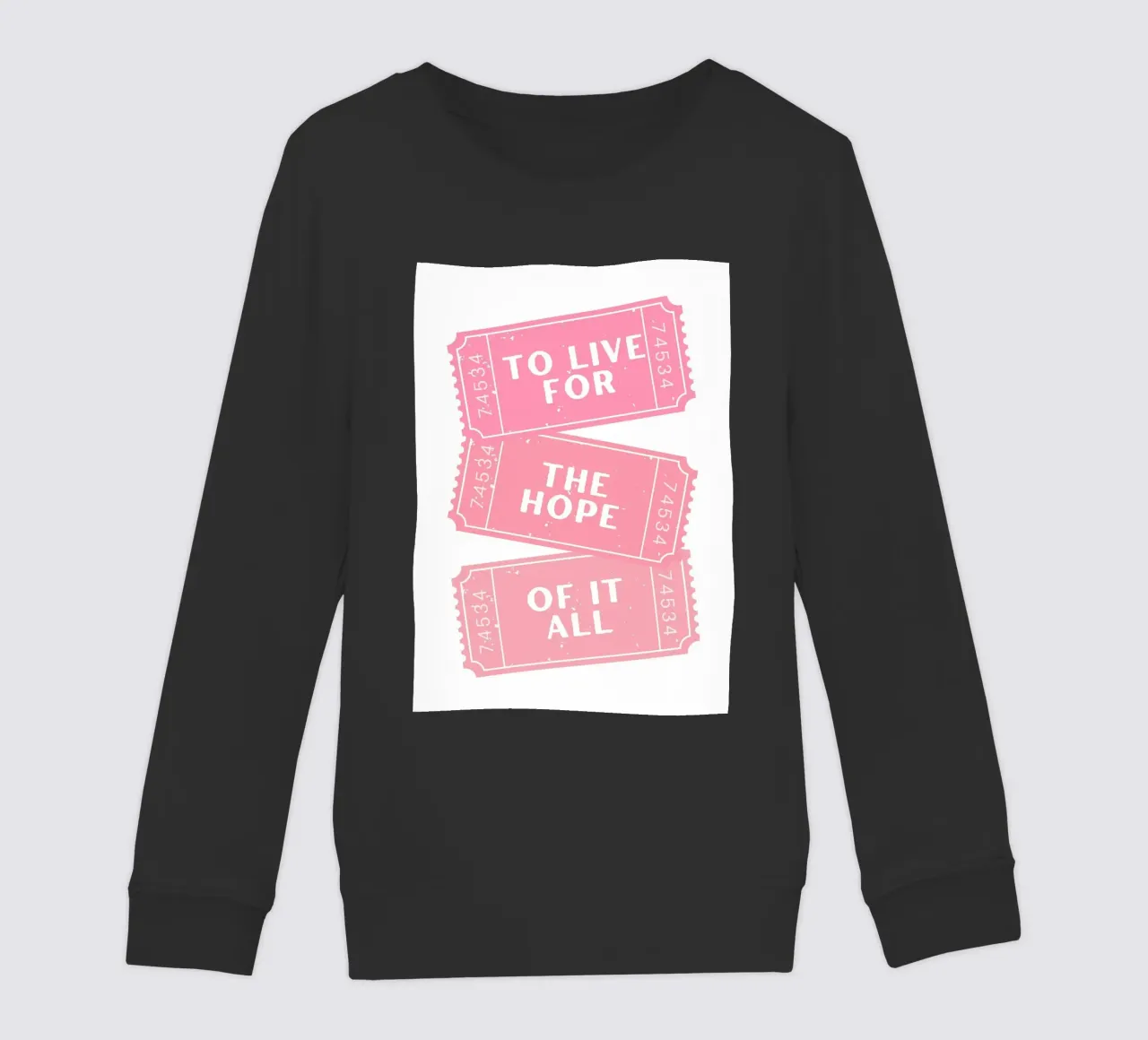 Vivere per la speranza di tutto questo canzone di Taylor Swift felpa bambino da pdigitalprints