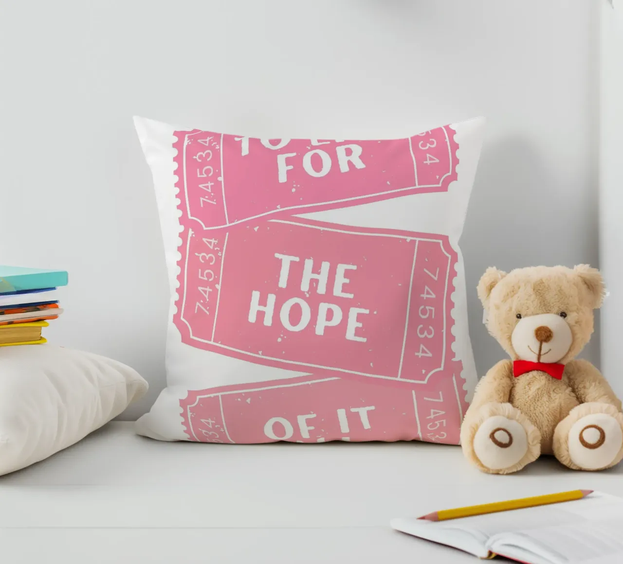 Pour vivre l'espoir de tout cela Chanson de Taylor swift coussin de pdigitalprints