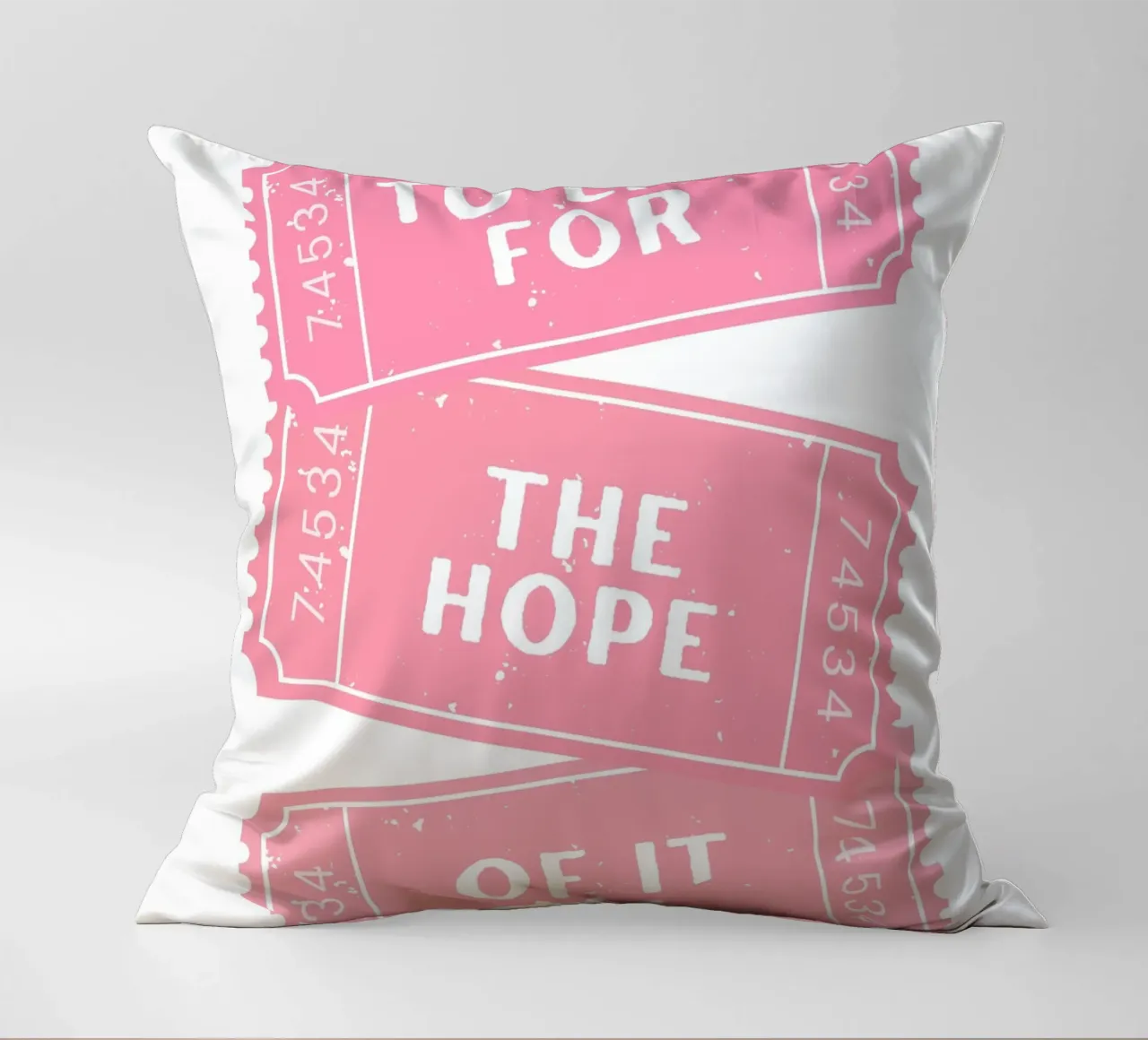 Vivere per la speranza di tutto questo canzone di Taylor Swift cuscino da pdigitalprints