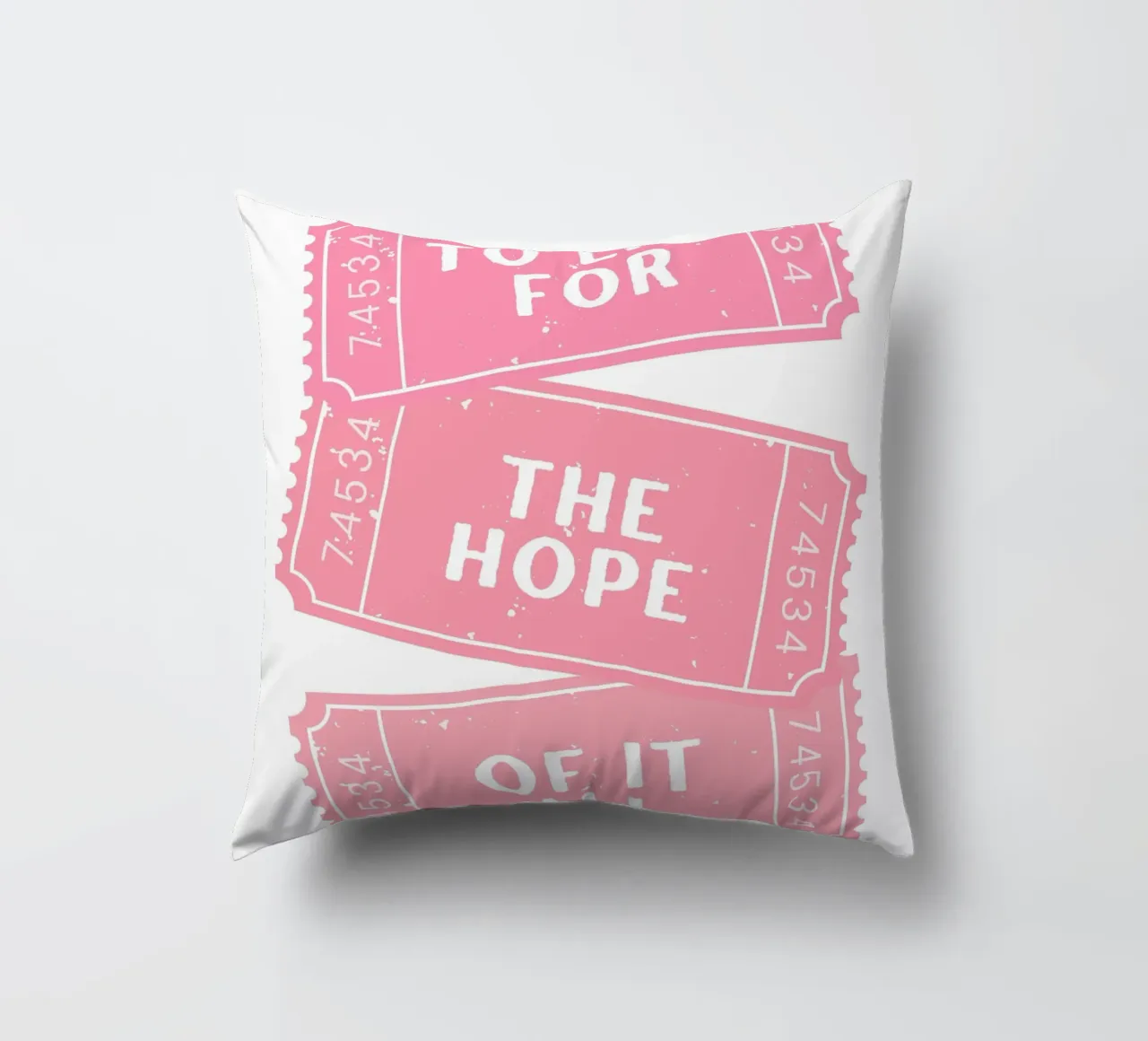 Pour vivre l'espoir de tout cela Chanson de Taylor swift coussin de pdigitalprints